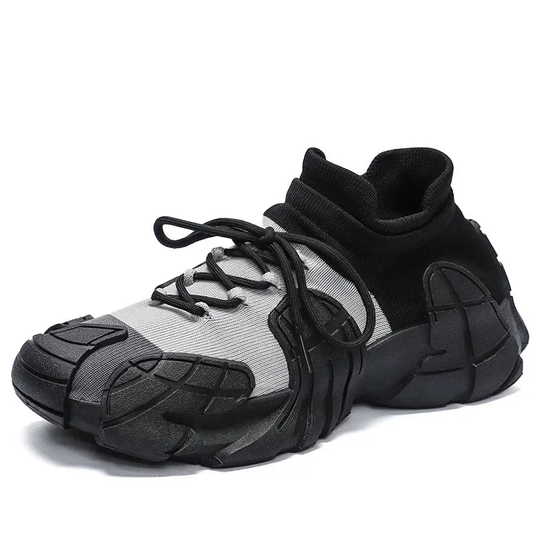 Trendy Thick-Sole Sneakers with Legged Socks
