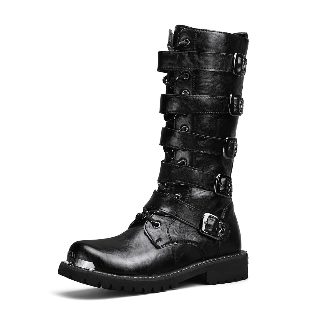 All-Season High-Top Casual Motorcycle Boots