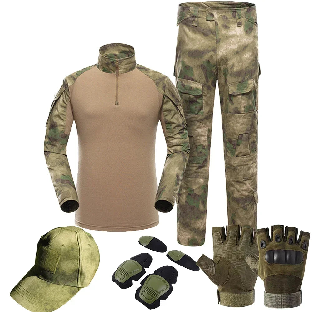 Tactical Military Camouflage Uniform Set