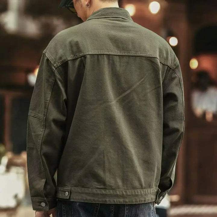 Retro Cargo American Style Lapel Bomber Coat