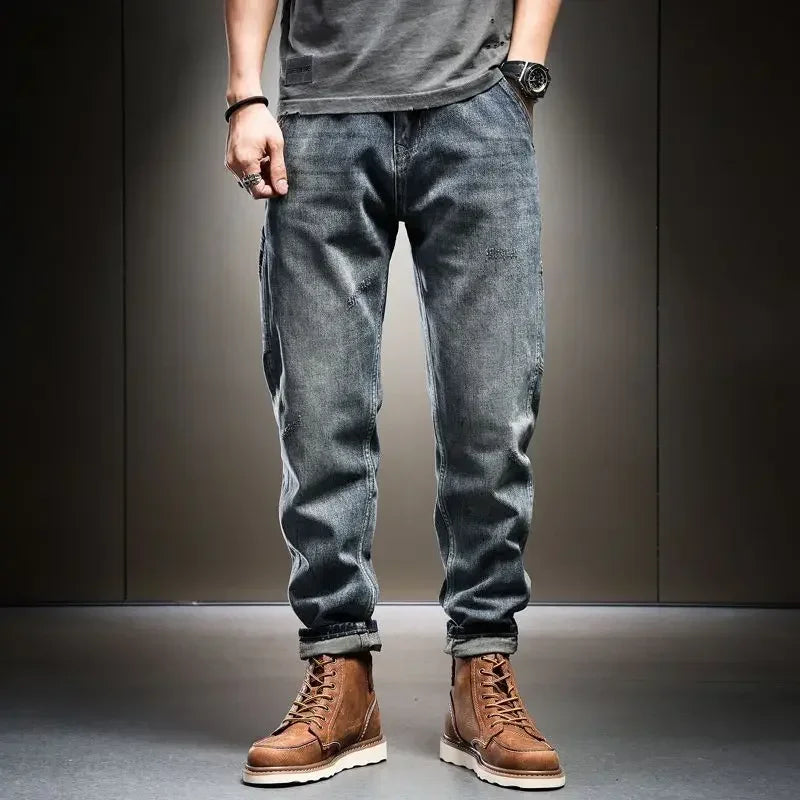 Retro Cowboy Straight Leg Jeans