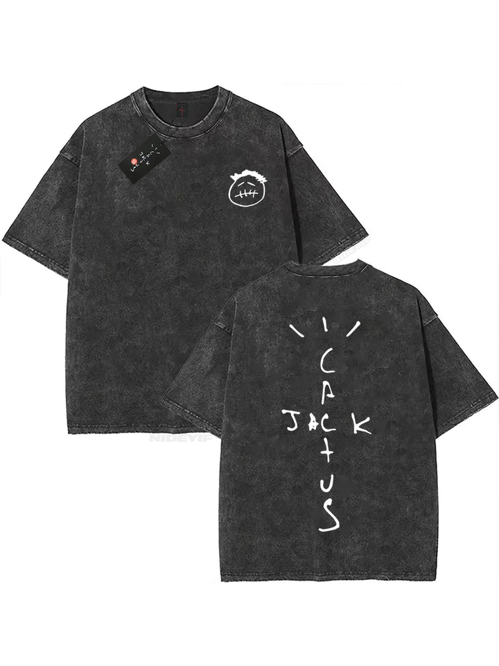 Unisex 100% Cotton Oversized Hip-Hop T-Shirt