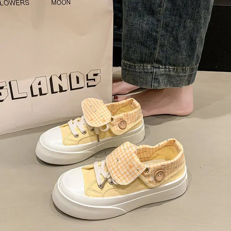 Soft High-Top Canvas Sneakers