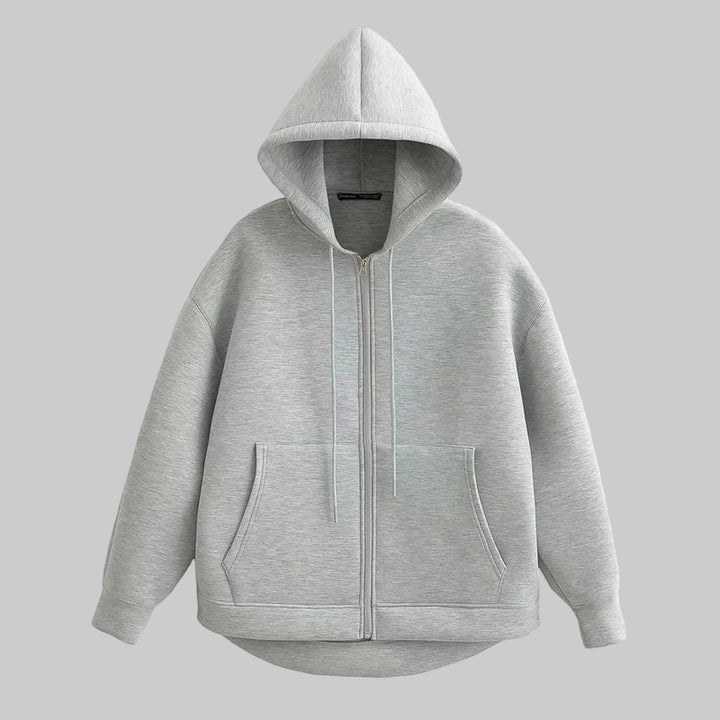 High Street Winter Oversized Zipper Hoodie