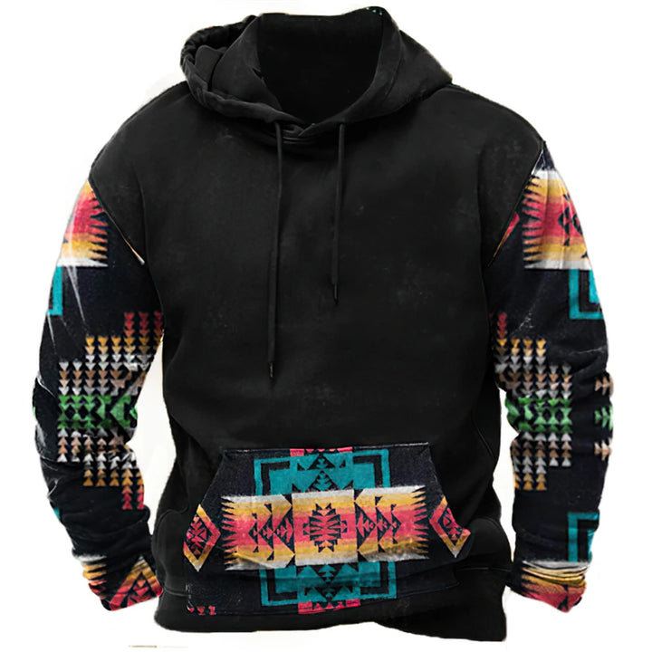 Vintage Ethnic Style 3D Print Hoodies