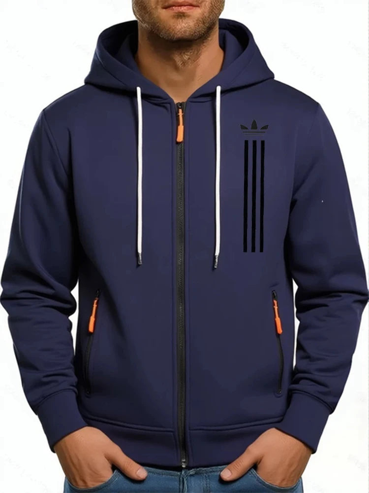Winter Casual Stylish Sweatshirt Zip-Up Hoodie
