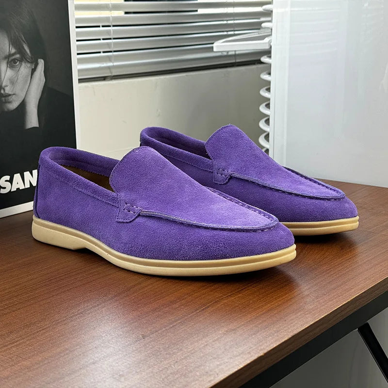 MADSEN | Classic British Genuine Cow Suede Loafers