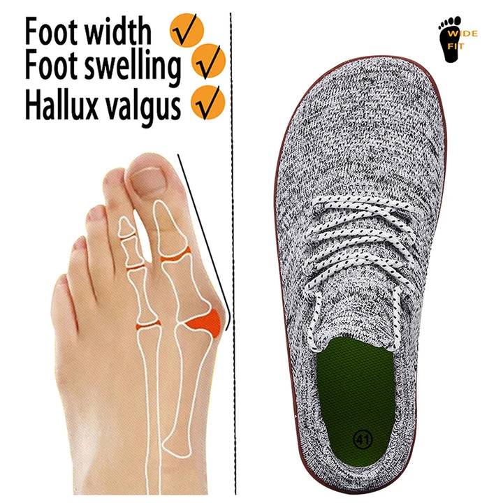 Lightweight Breathable Zero Soles Unisex Sneakers