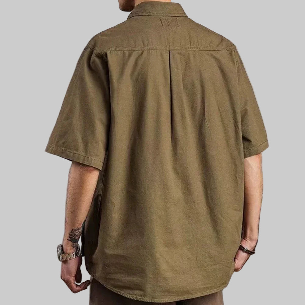Casual Short Sleeve Cargo Shirt