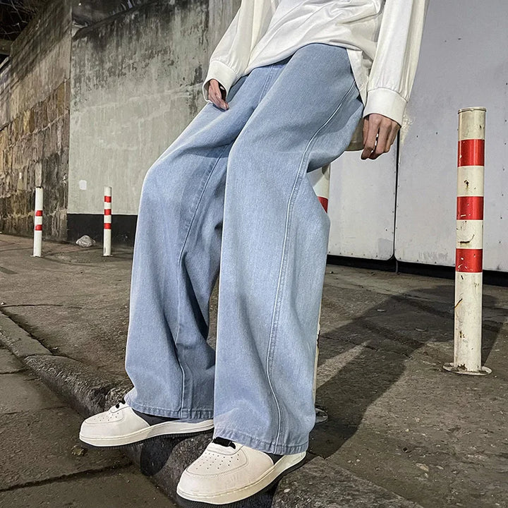 High Street Casual Wide Leg Jeans
