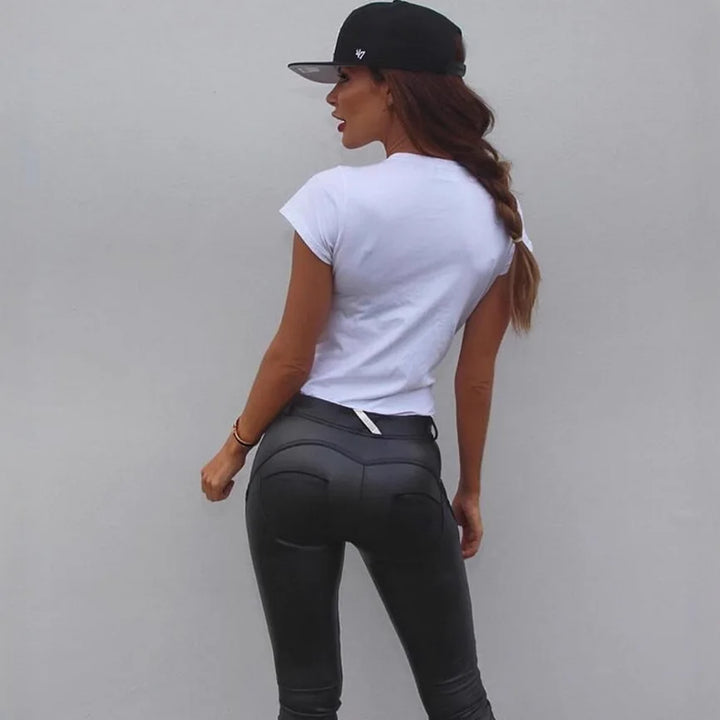 MIRA | High Elastic Thickened Leather Pants