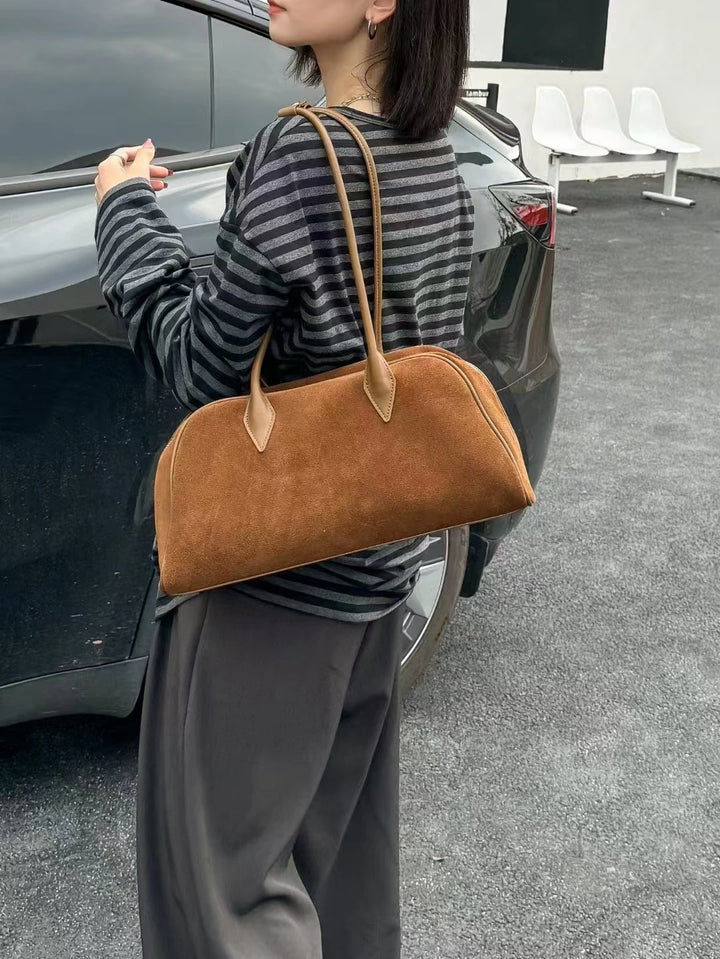 PINA | Fashion Genuine Suede Leather Tote