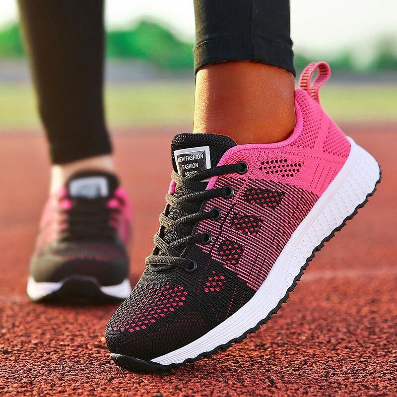 Comfy Lace-Up Casual Sneakers