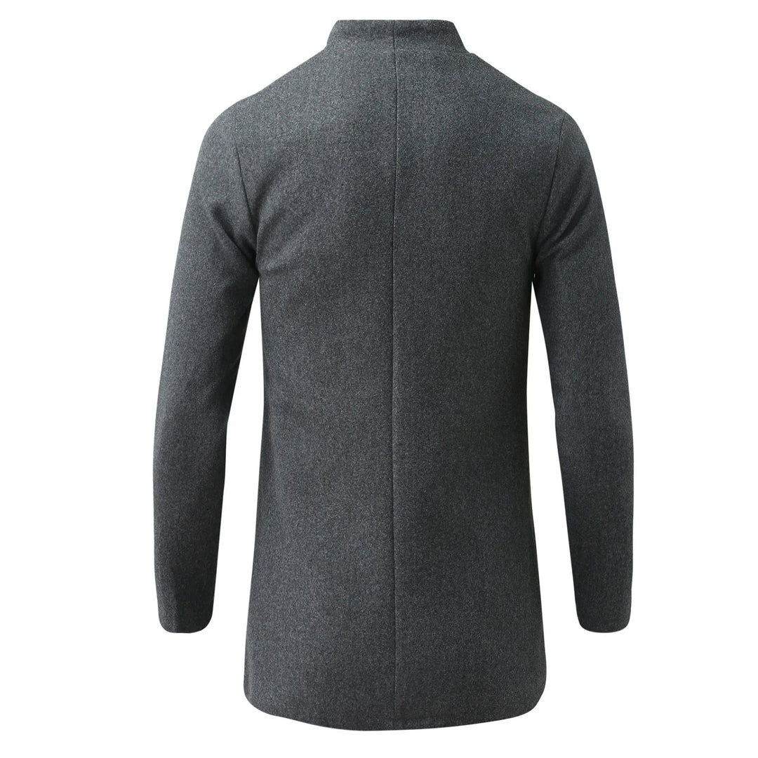 Single-Breasted Lapel Collar Long Sleeve Pocket Jacket