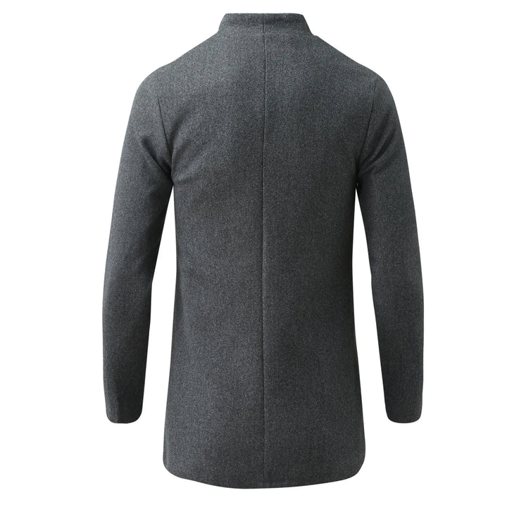 Single-Breasted Lapel Collar Long Sleeve Pocket Jacket