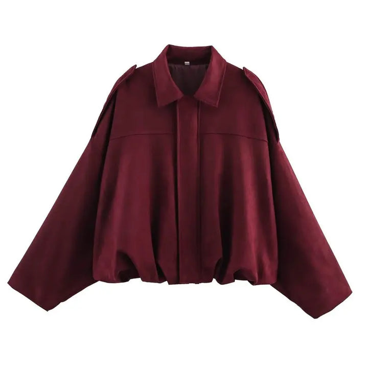 Spring Velvet Feel Pilot Coat