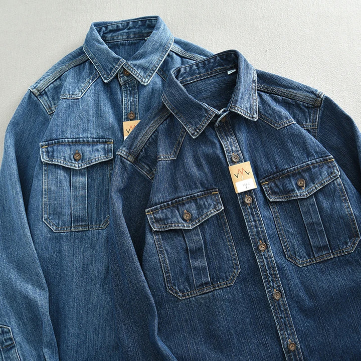 Loose Fit Heavy Duty Denim Shirt