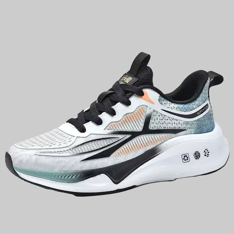Lightweight Lace-Up Running Sneakers