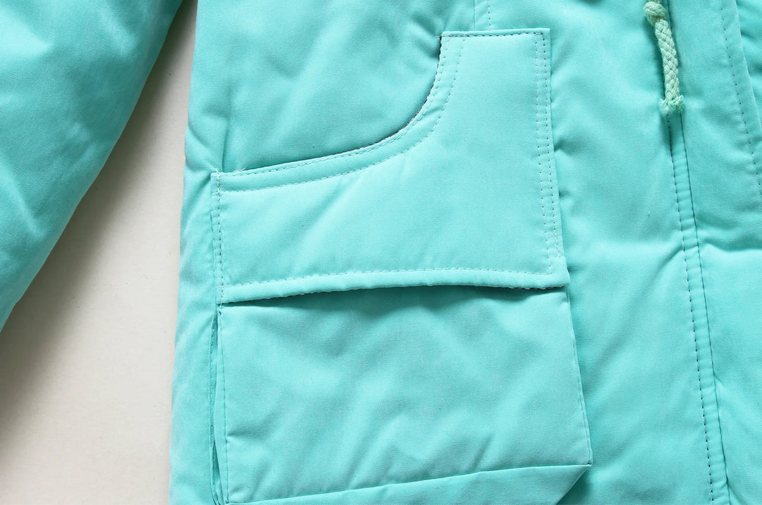 Cotton Padded Hooded Parka Jacket
