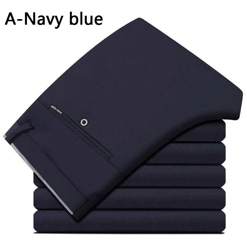 Stretchy Business Casual Straight Leg Pants