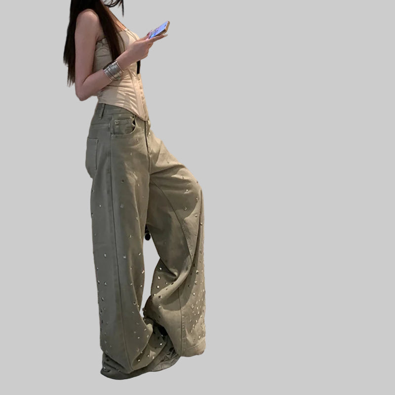 Oversized Retro Wide Leg Cargo Pants