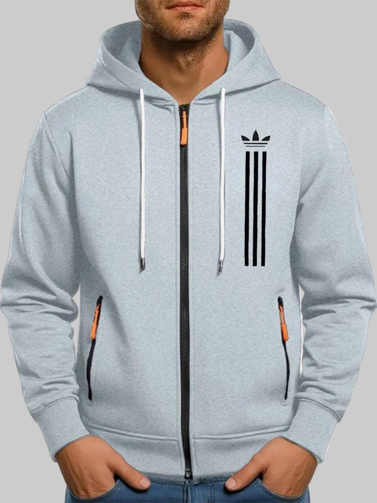 Winter Casual Stylish Sweatshirt Zip-Up Hoodie