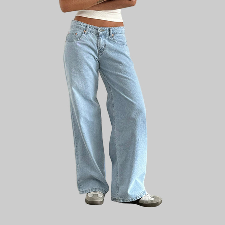 Trendy Y2K Low Rise Baggy Jeans