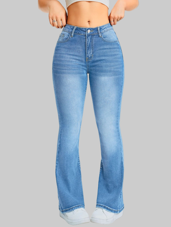 Elasticated high waisted Jeans