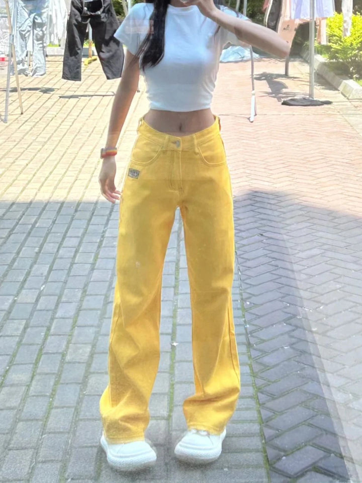 Harajuku High-Waisted Cargo Jeans