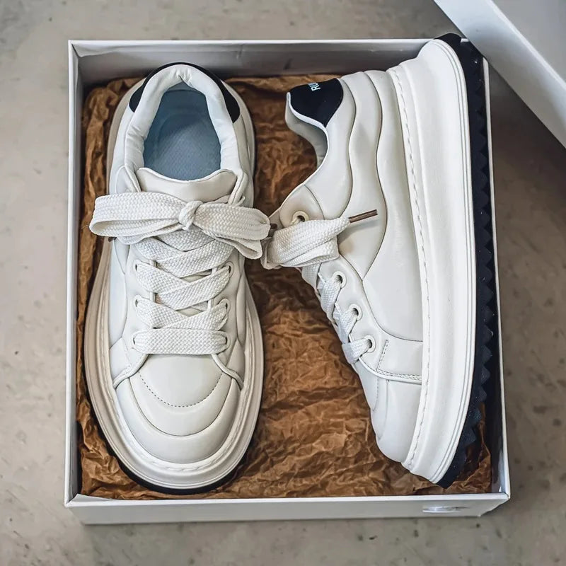 Lightweight Breathable Casual Low-Top Chunky Sneakers