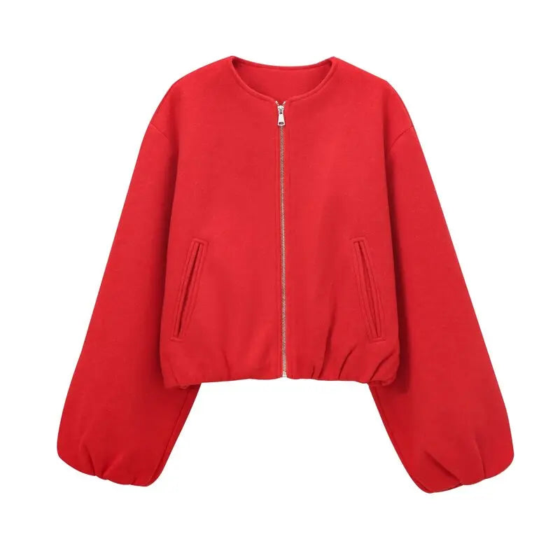 Loose Long Sleeve Autumn Jacket