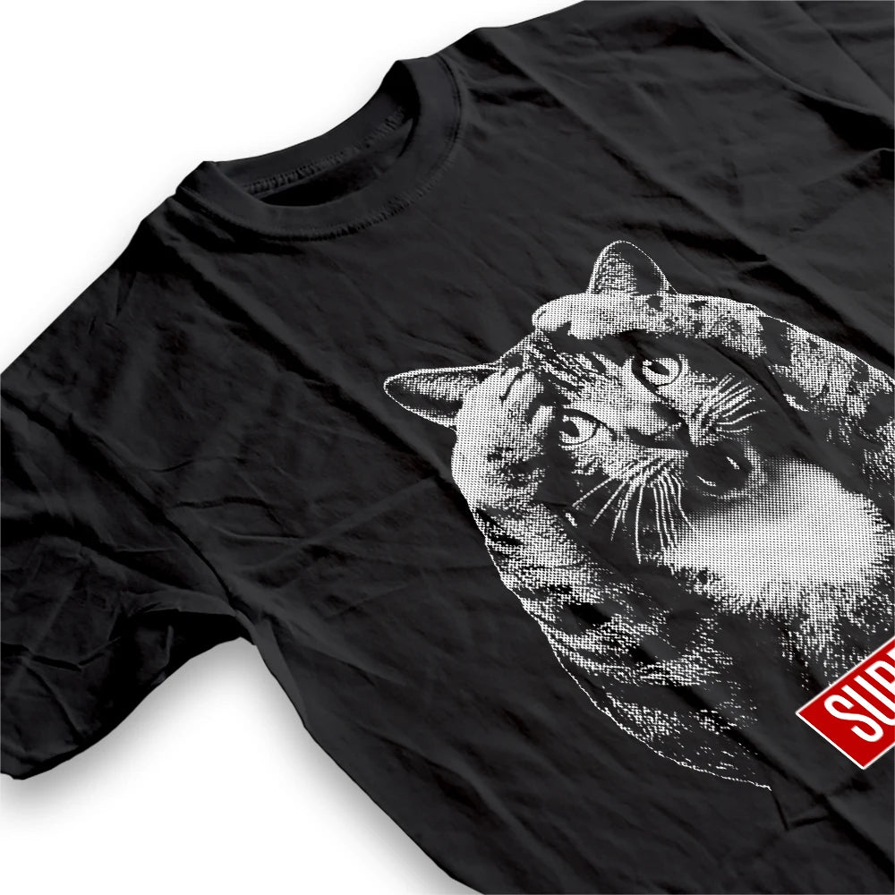 Surprise Cat Graphic T-Shirt
