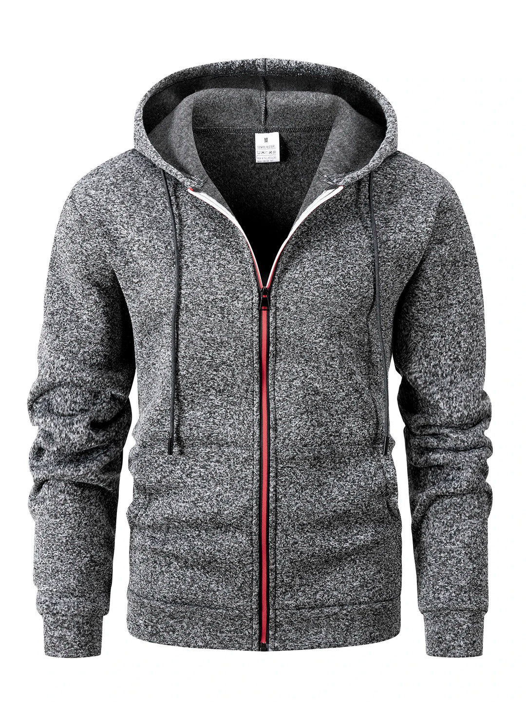Long Sleeve Zip-Up Athletic Hoodie