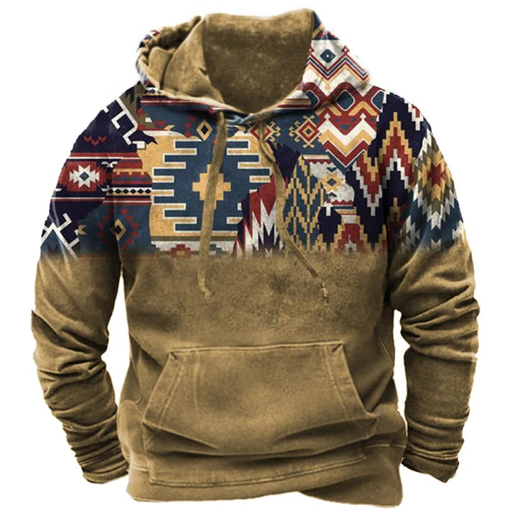 Vintage Ethnic Style 3D Print Hoodies