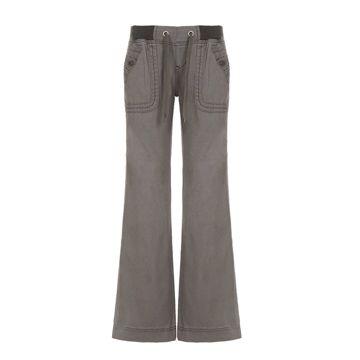 Vintage Boot Cut Casual Pants