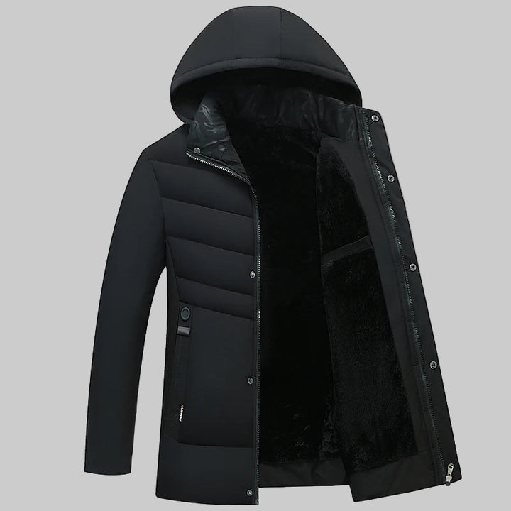 Fleece Hooded Warm Windproof Winter Coat