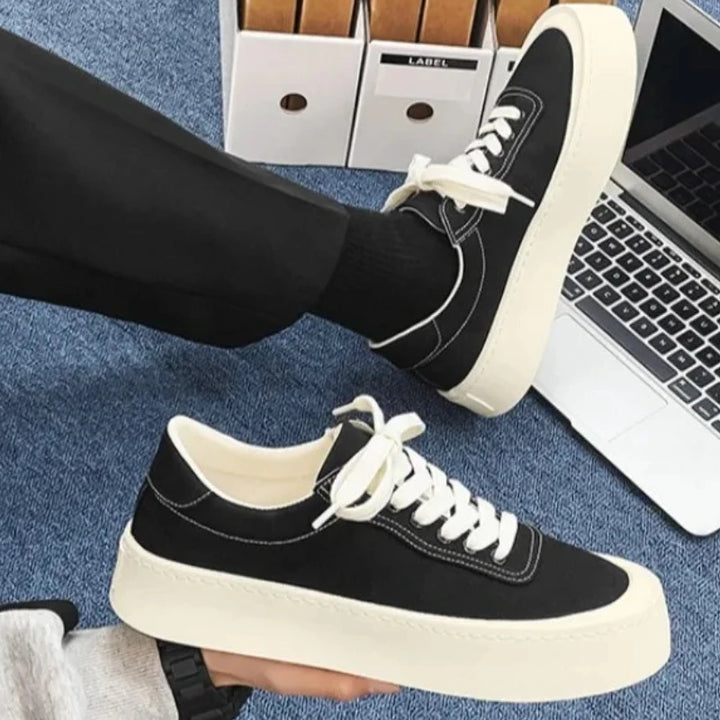 Durable Non-Slip Low Top Chunky Canvas