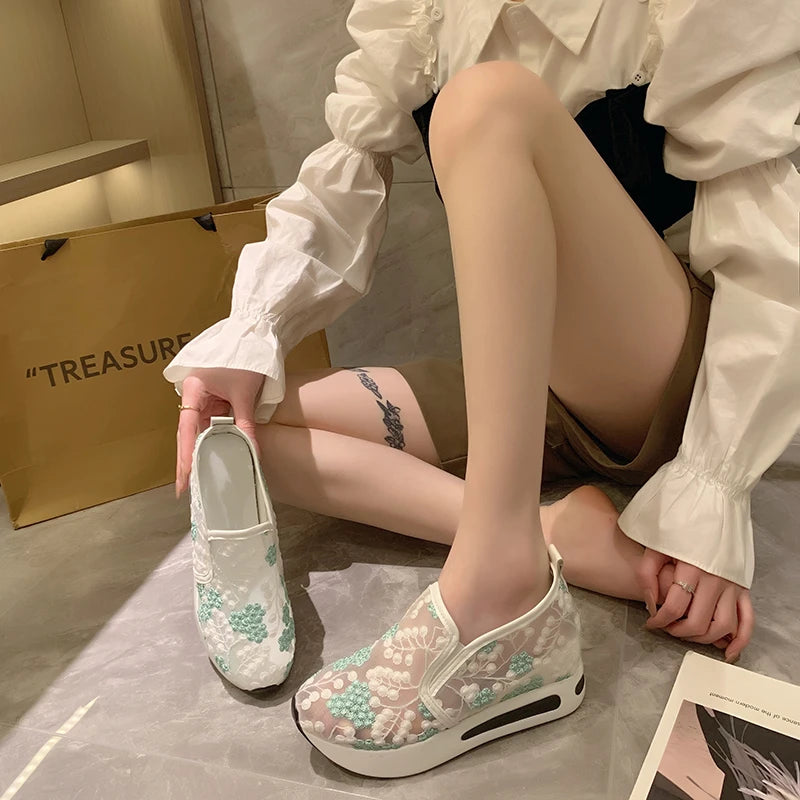 Slip-On Chunky Platform Sneakers