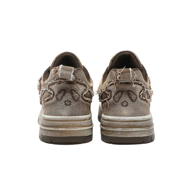 Retro Denim Skate Shoes