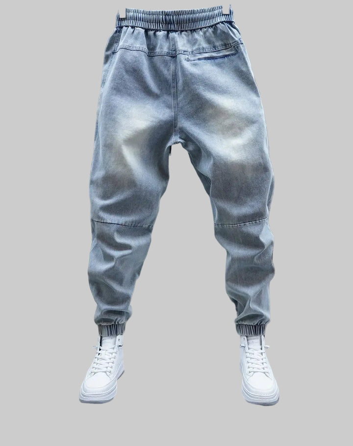 Blue Harem Streetwear Jogger Jeans