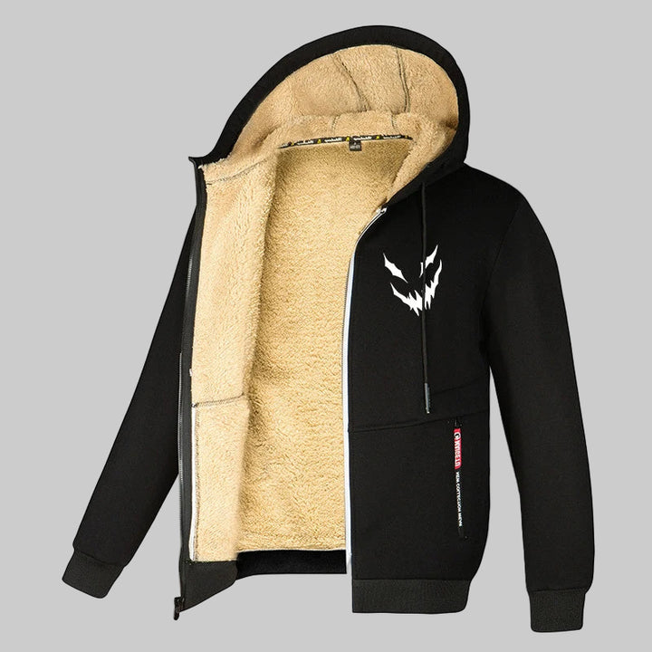 Sherpa Lined Winter Warm Plush Fleece Jacket
