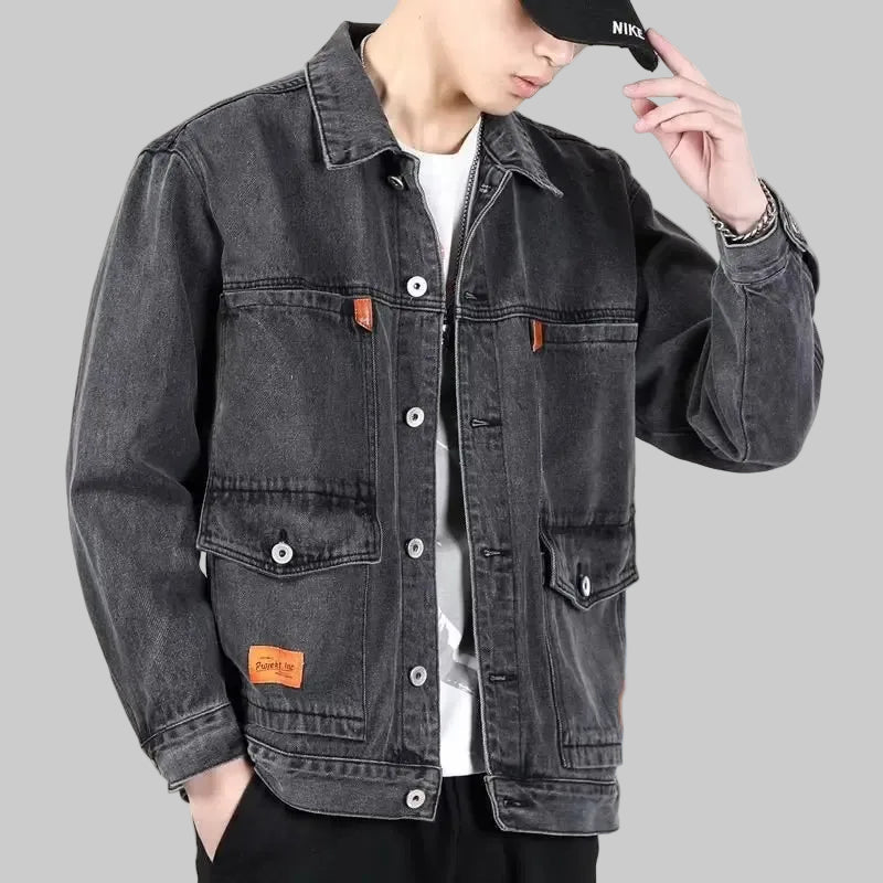 Thick Fleece-Lined Winter Denim Jacket