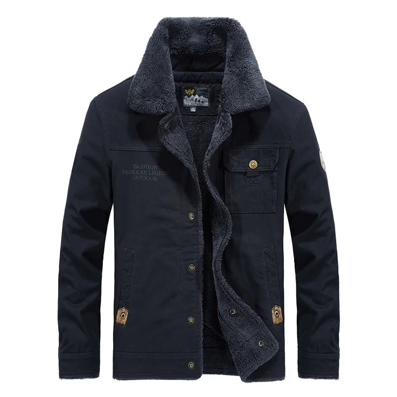 Warm Fleece Cotton-Padded Winter Jacket