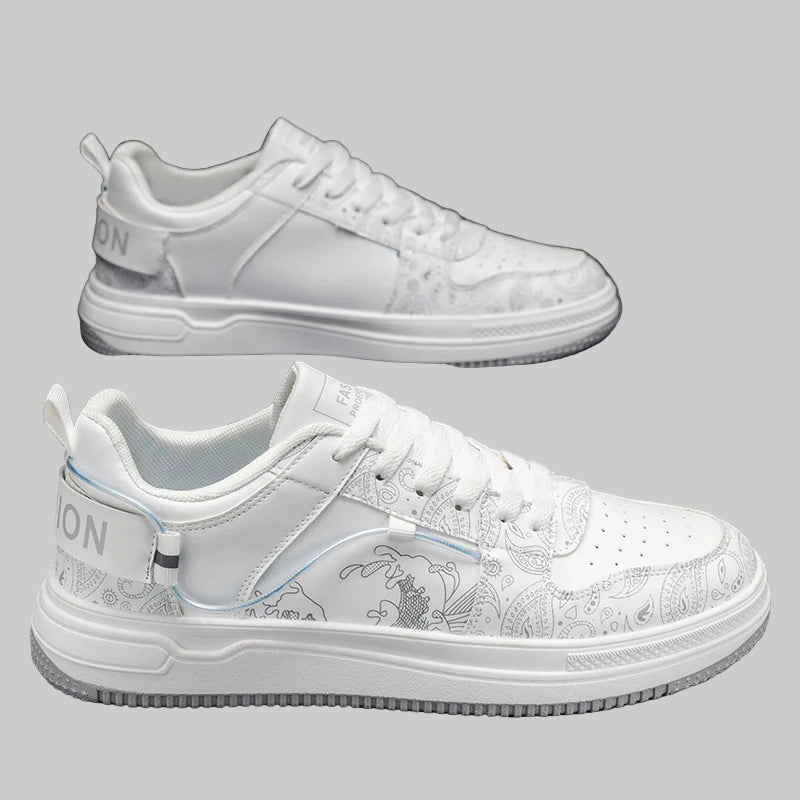 Casual Low-Top Platform Skate Shoes