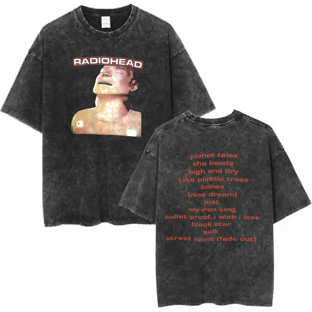 Radiohead Unisex Washed Cotton Tees