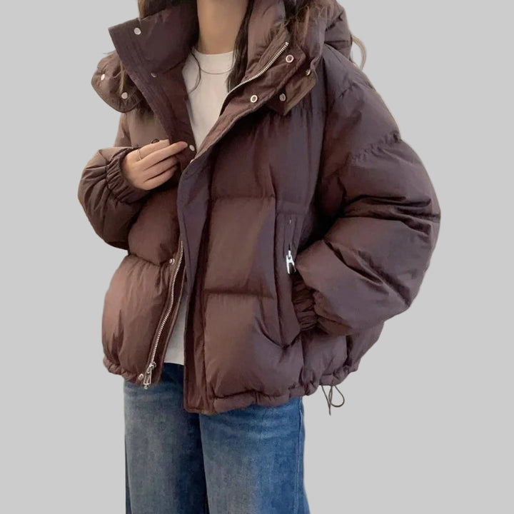 Korean-Style Loose Hooded Jacket