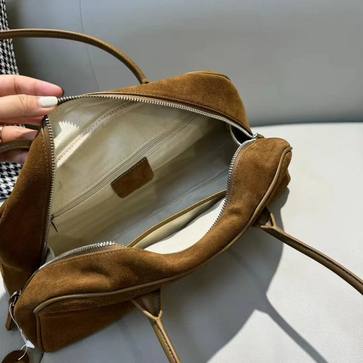 PINA | Fashion Genuine Suede Leather Tote