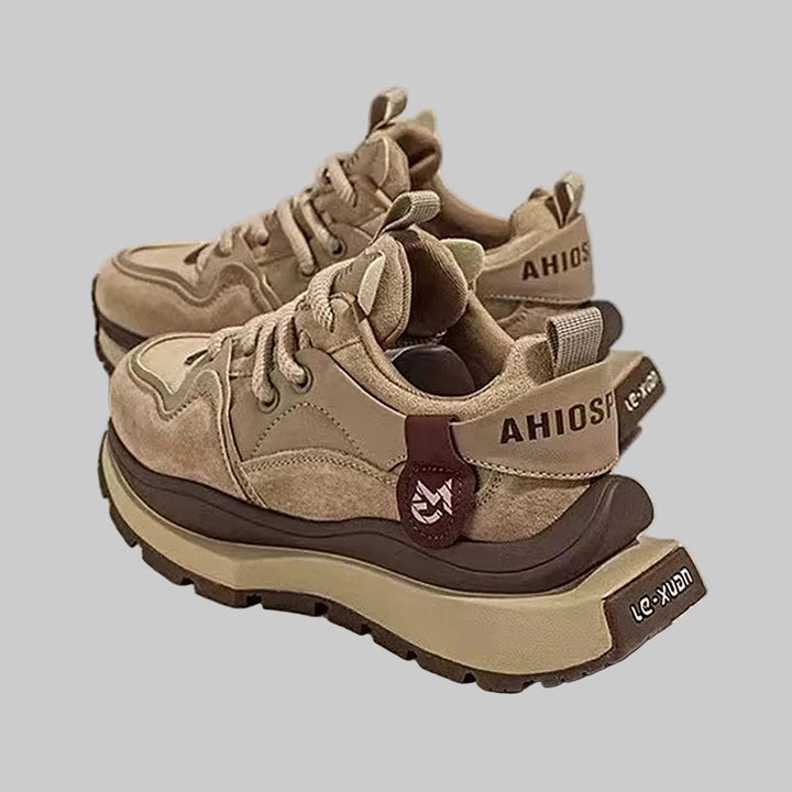 Retro Luxury Suede Sneakers