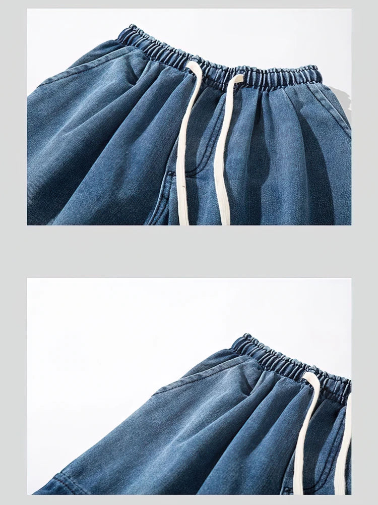 Japanese Vintage Baggy Cargo Jeans