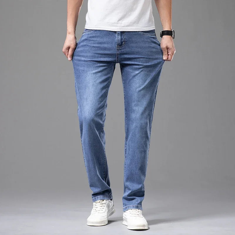 Lightweight Stretchy Cotton Jeans